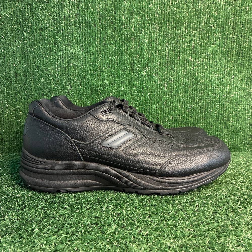 NEW SAS Journey Leather Walking Orthopedic Athletic Sneaker Black Mens Size 10 M